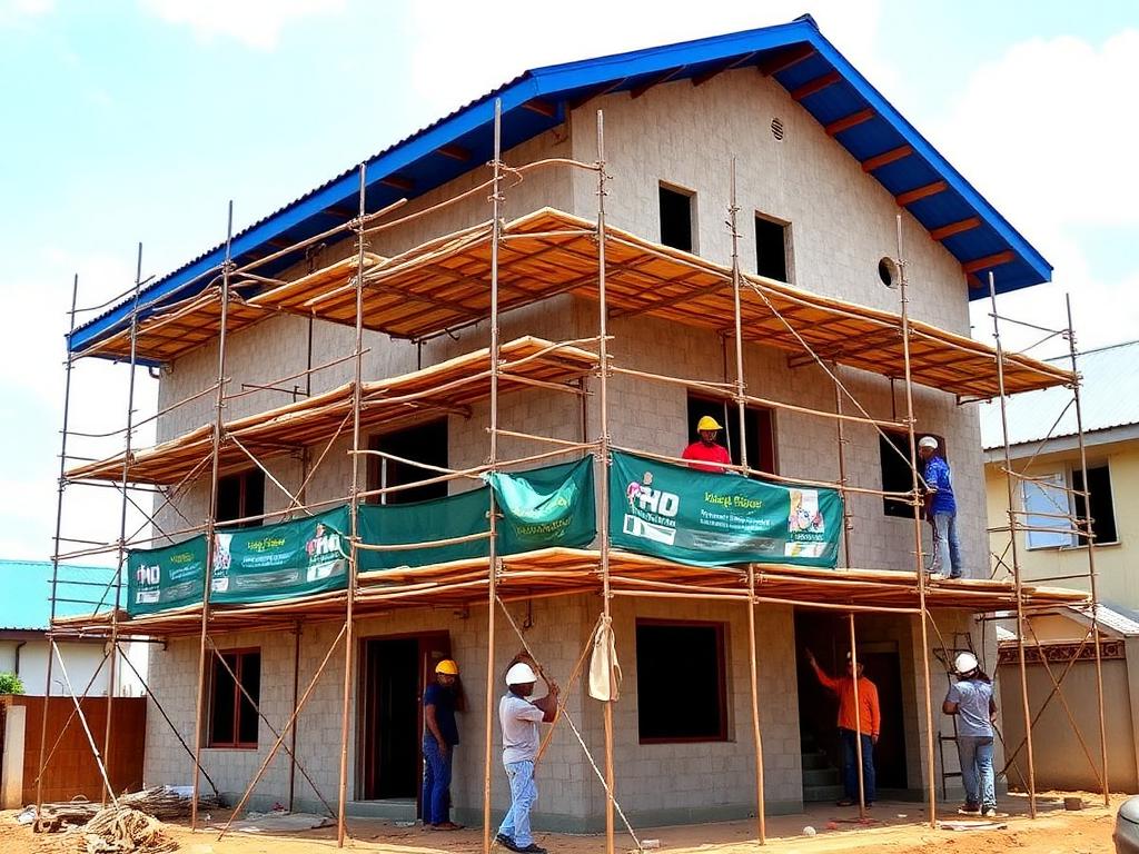 Construction work in progress